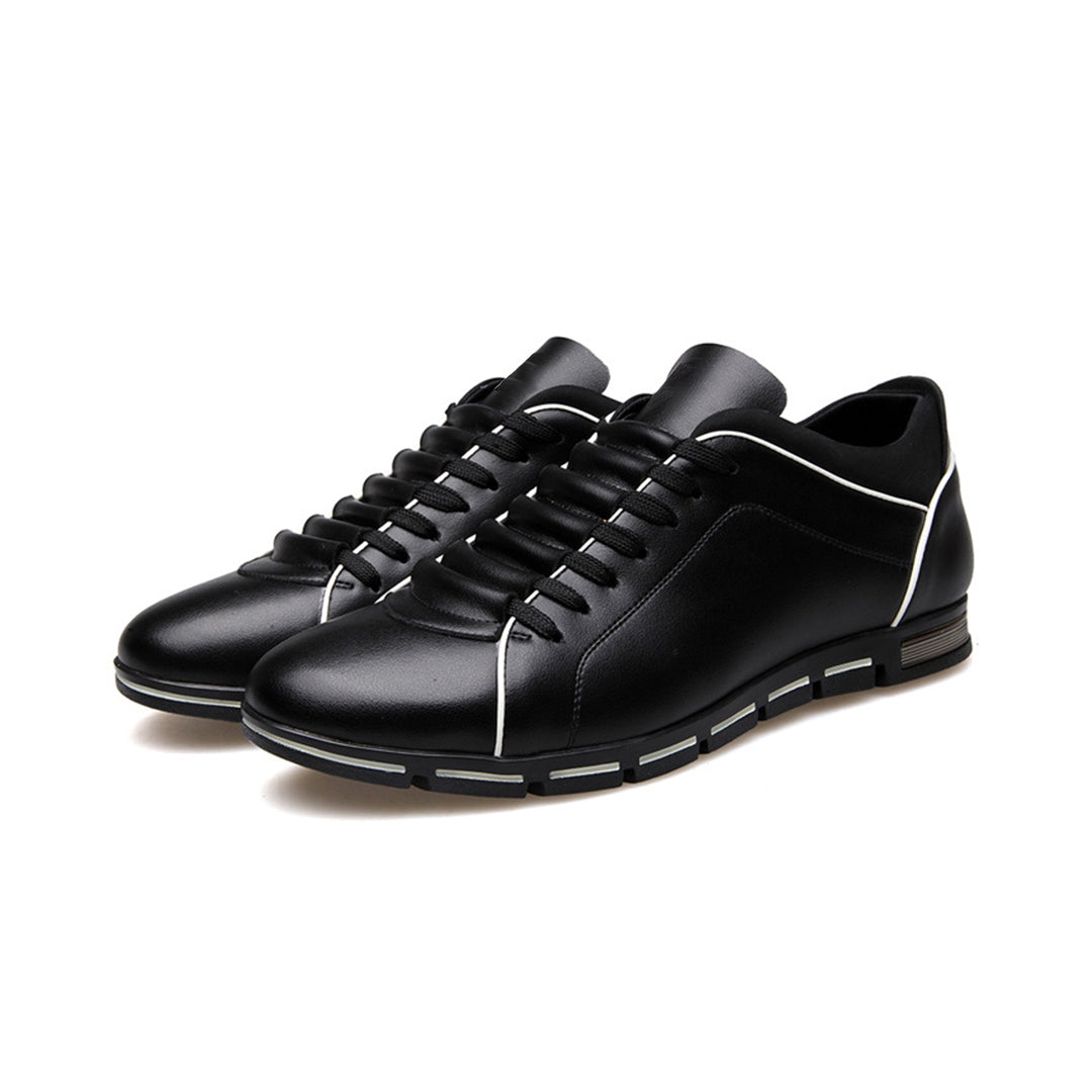 Bradley | Men's Classic Leather Low-Top Sneakers