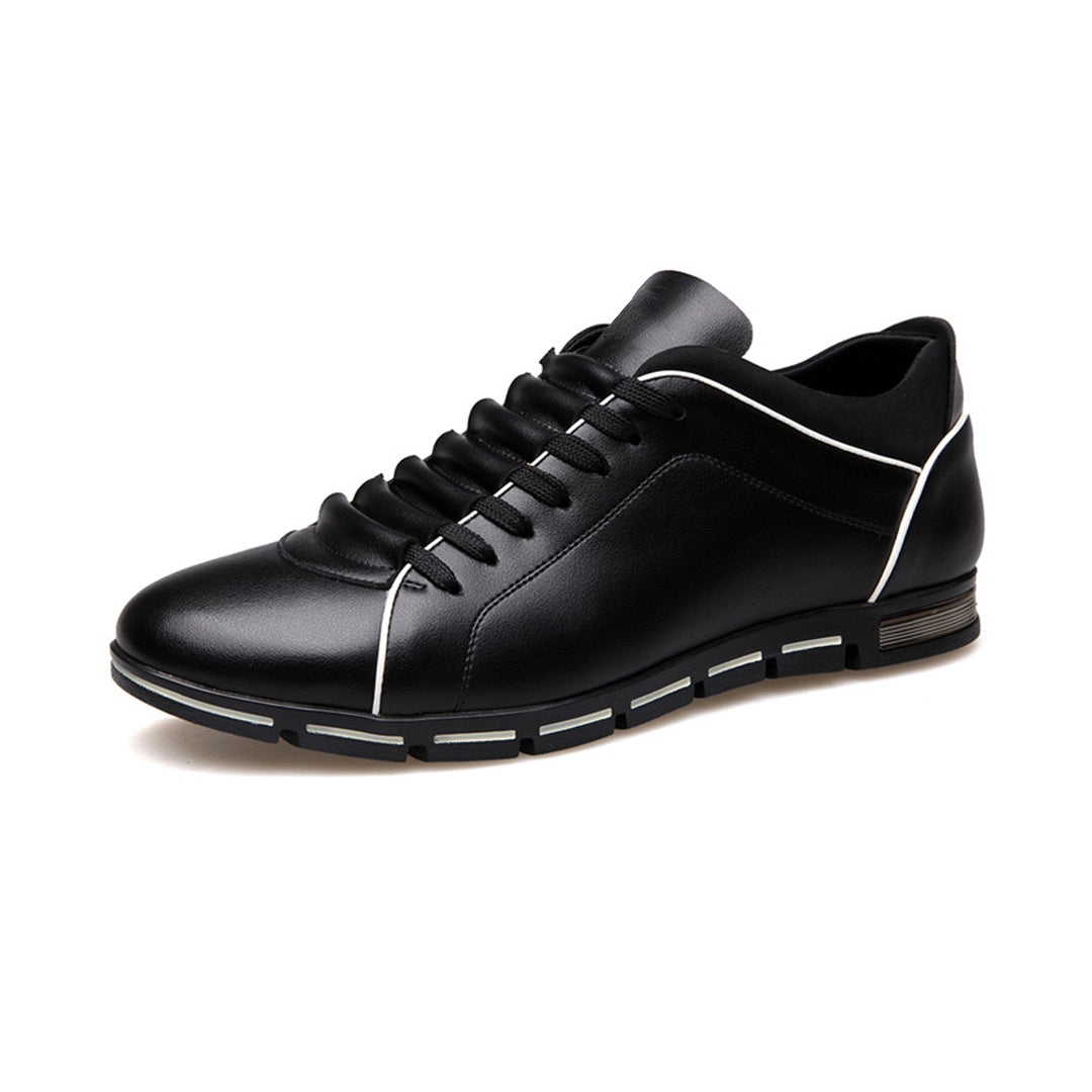 Bradley | Men's Classic Leather Low-Top Sneakers