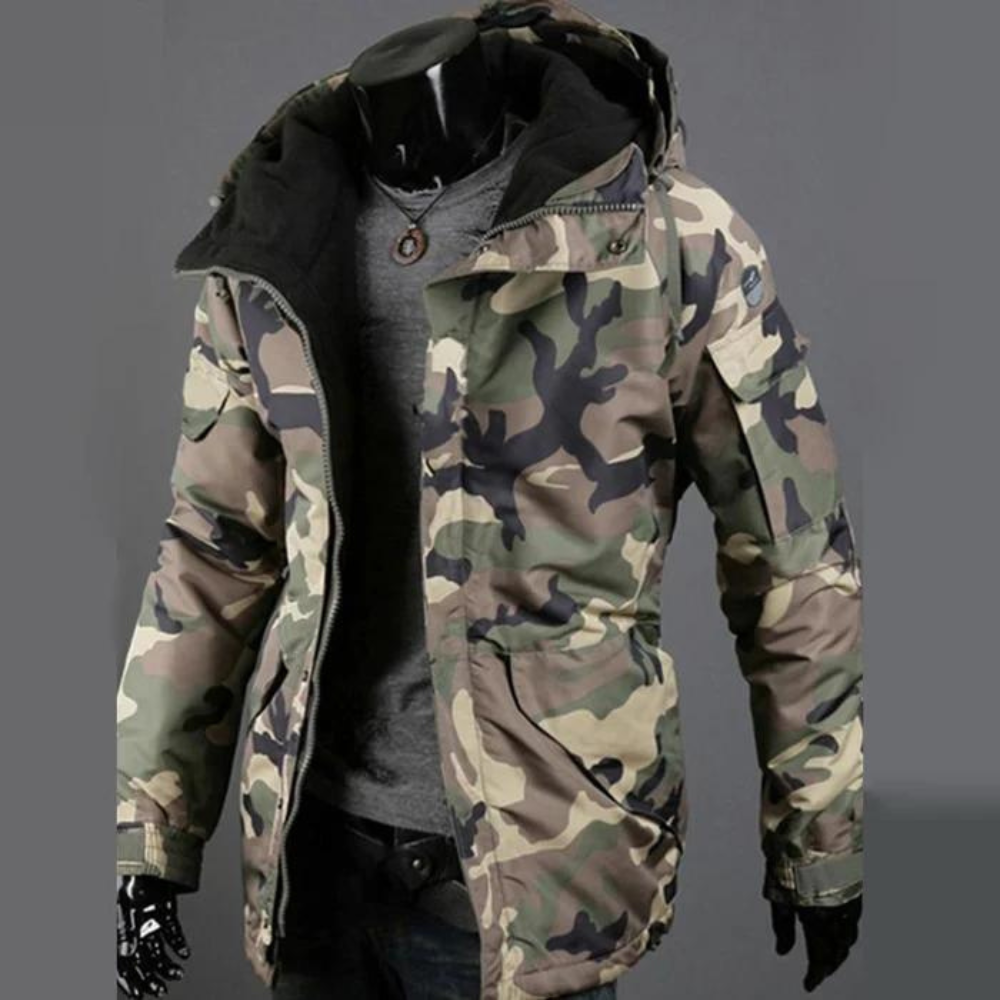 Rocky | Men's Camouflage Fleece Hooded Jacket