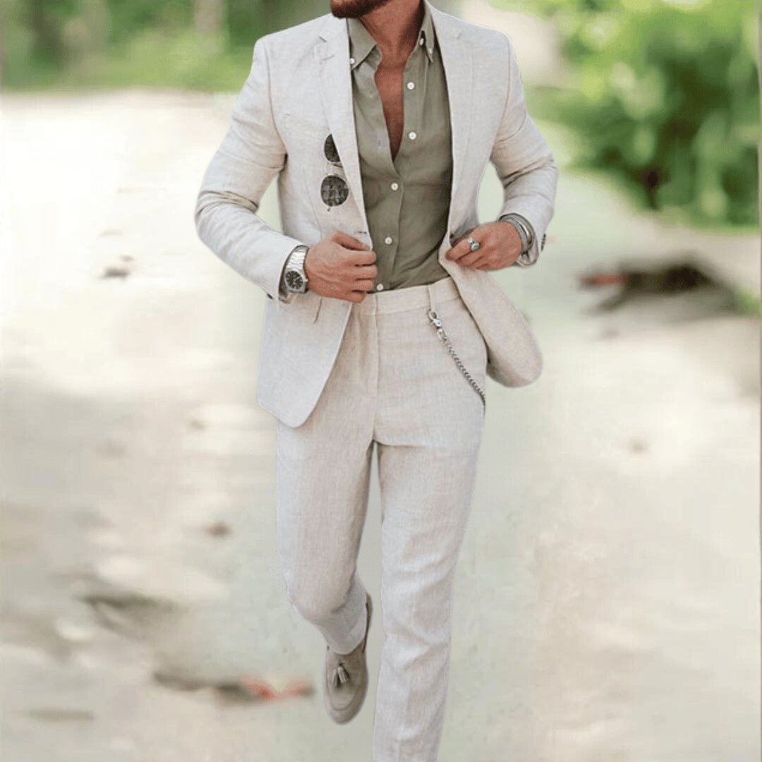 August | Men's Slim Fit Two-Piece Suit