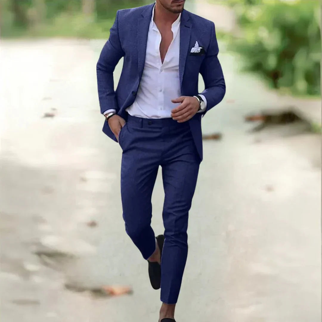 August | Men's Slim Fit Two-Piece Suit
