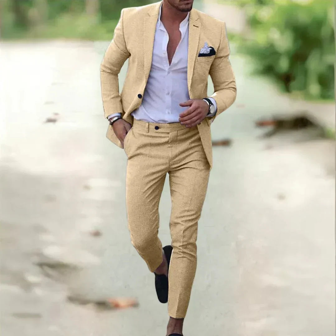 August | Men's Slim Fit Two-Piece Suit