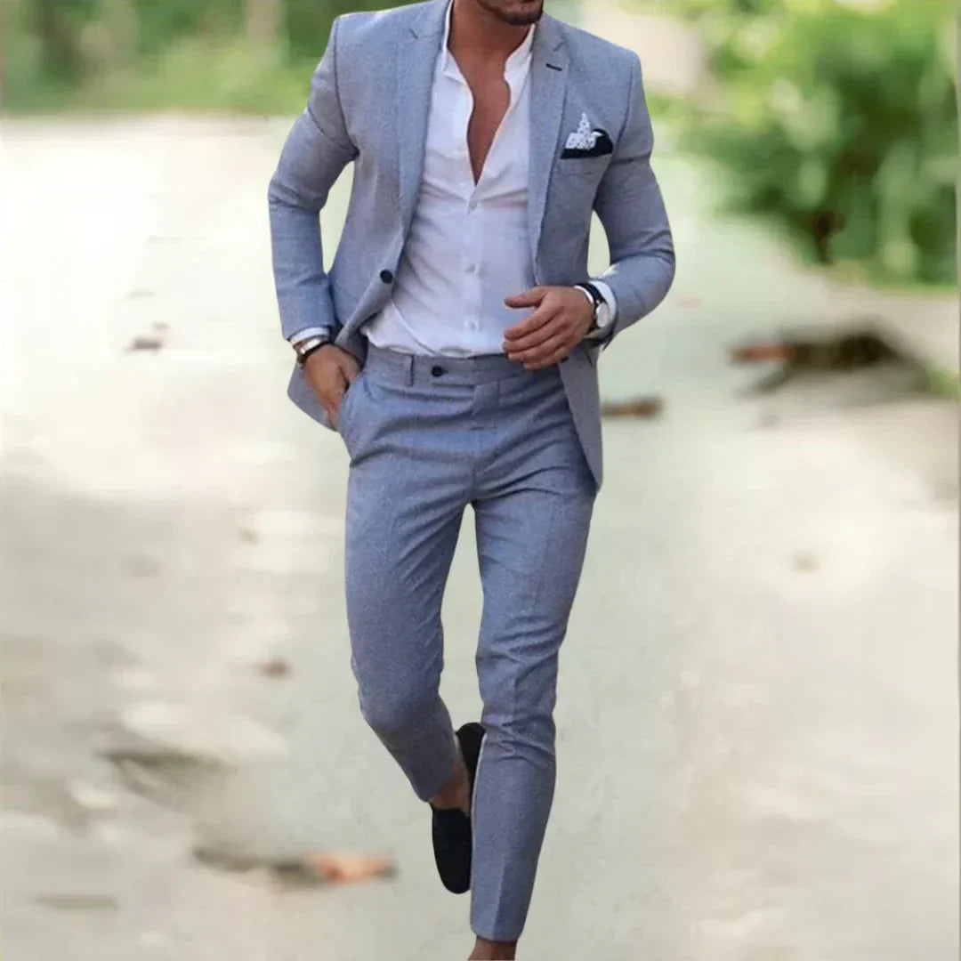 August | Men's Slim Fit Two-Piece Suit