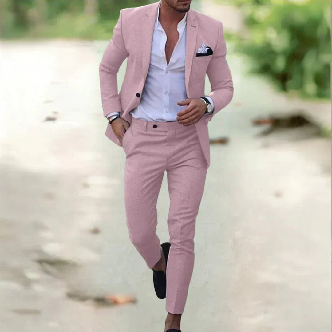 August | Men's Slim Fit Two-Piece Suit