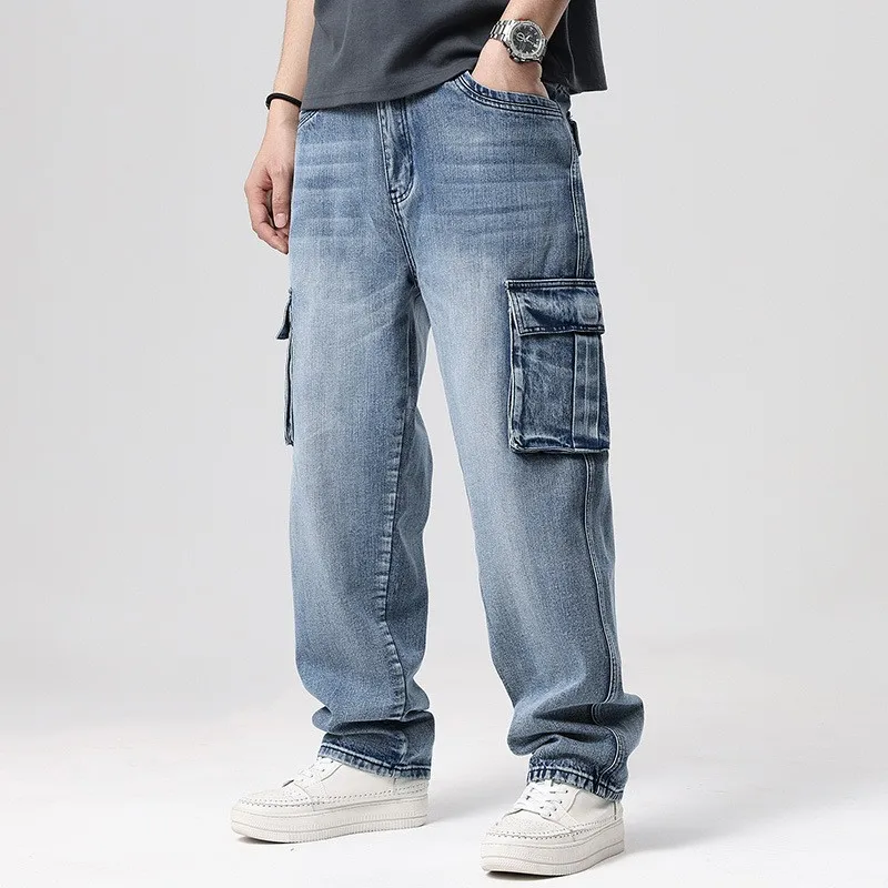 Creed | Men's Baggy Cargo Denim Jeans