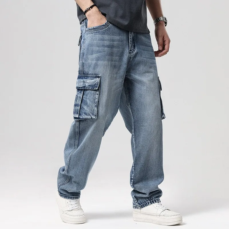 Creed | Men's Baggy Cargo Denim Jeans