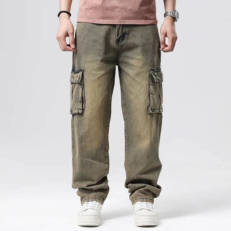 Creed | Men's Baggy Cargo Denim Jeans