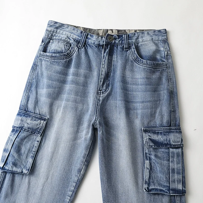 Creed | Men's Baggy Cargo Denim Jeans