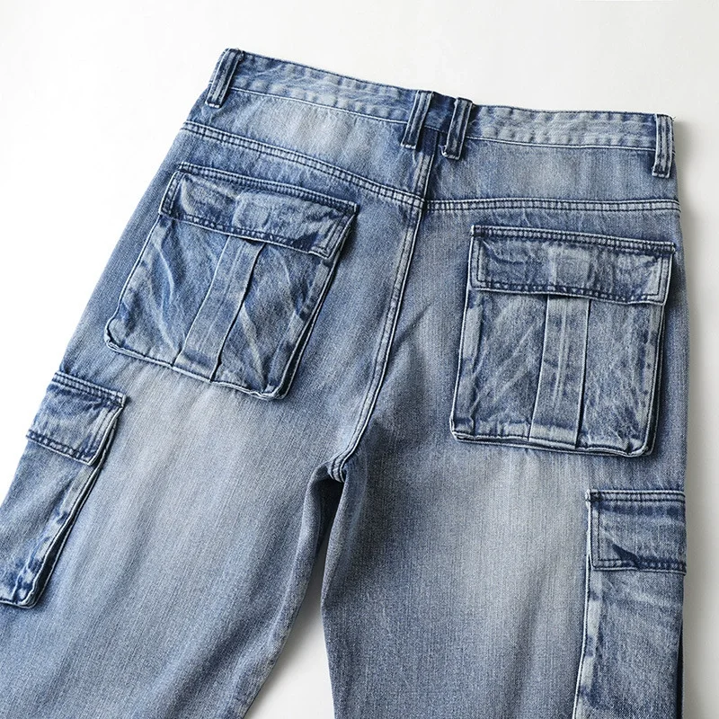 Creed | Men's Baggy Cargo Denim Jeans