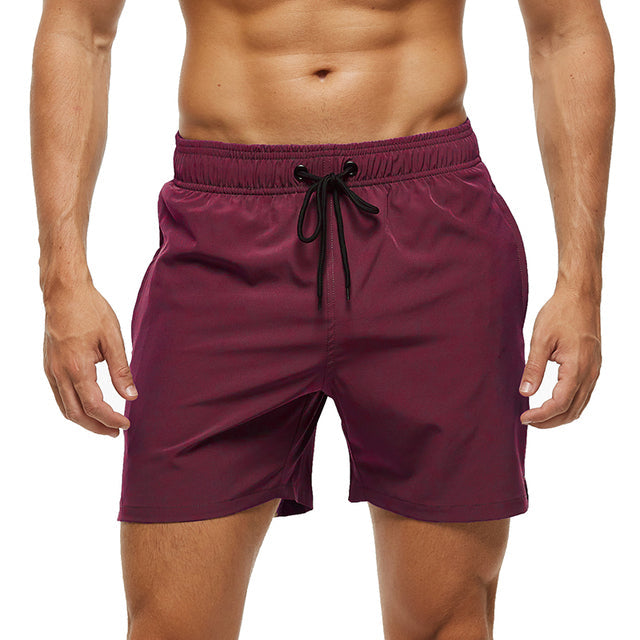 Theodore | Men's Stretch Swim Shorts with Zipper Pockets