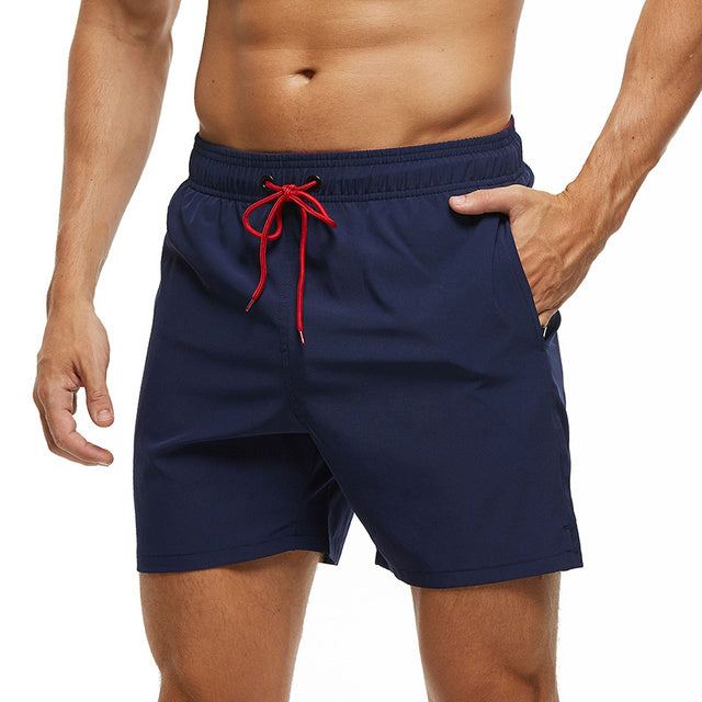 Theodore | Men's Stretch Swim Shorts with Zipper Pockets