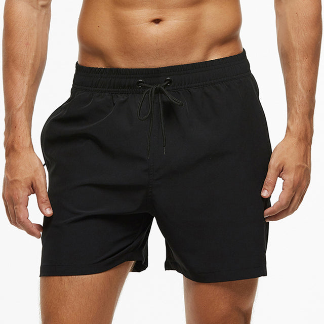 Theodore | Men's Stretch Swim Shorts with Zipper Pockets