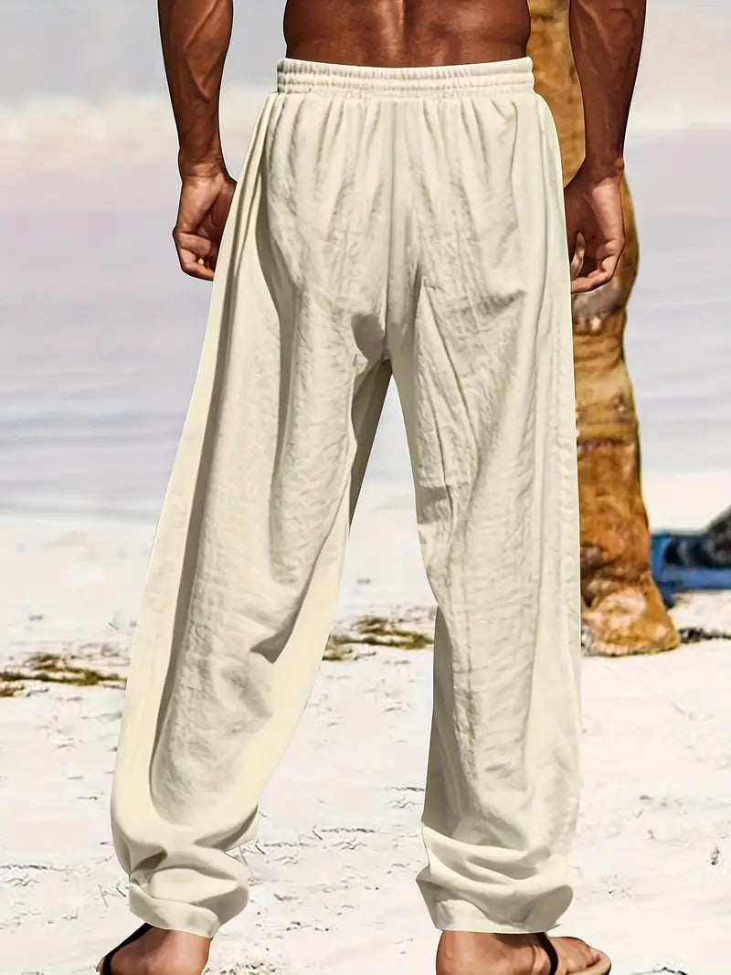 Amo | Men's Breathable Summer Pants with Pockets