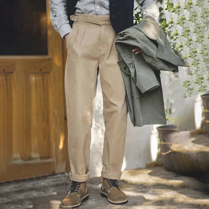 Luther | Men's High-Waisted Gurkha Trousers