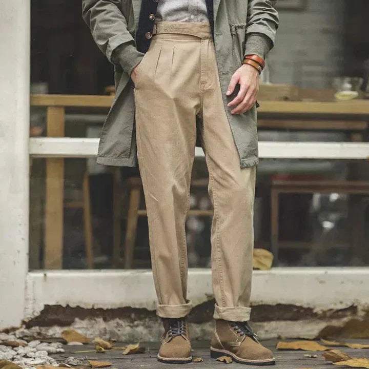 Luther | Men's High-Waisted Gurkha Trousers