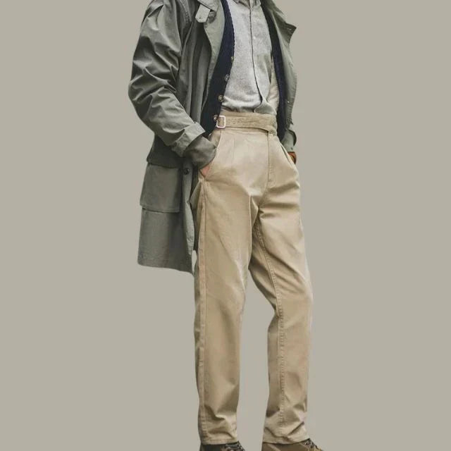 Luther | Men's High-Waisted Gurkha Trousers