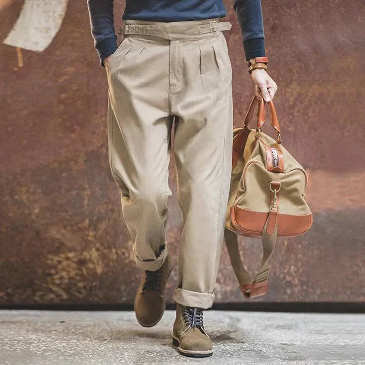Luther | Men's High-Waisted Gurkha Trousers