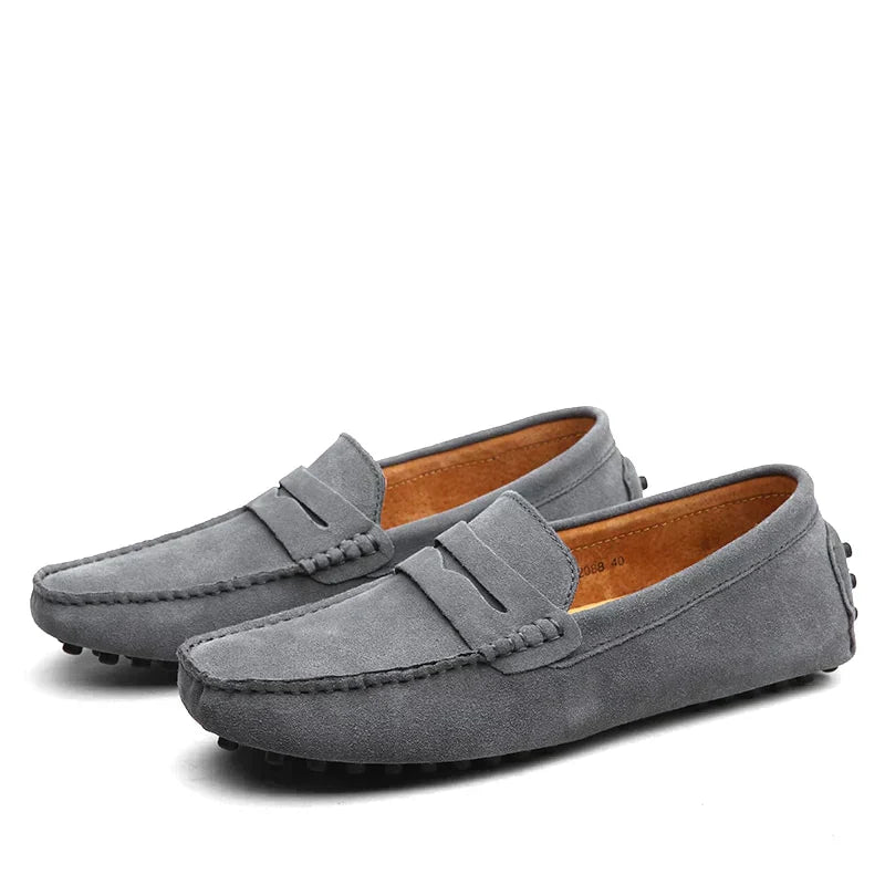 Fabian | Men's Genuine Suede Leather Penny Loafers