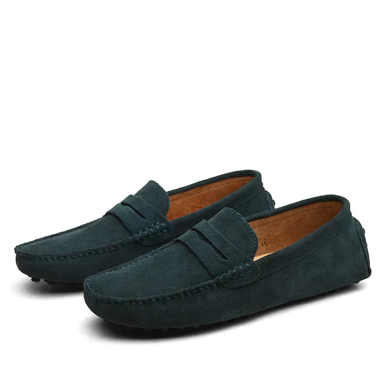 Fabian | Men's Genuine Suede Leather Penny Loafers