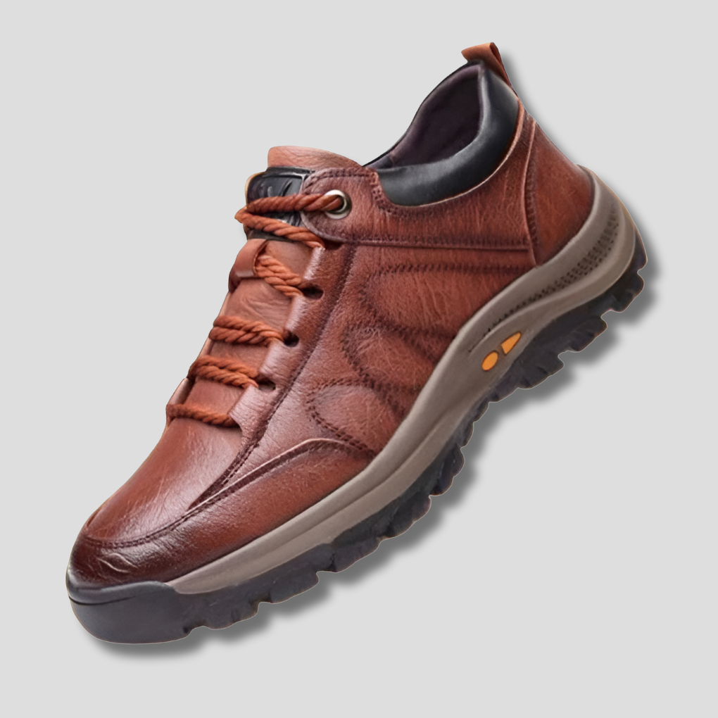 Devon |  Men's Water-Resistant Leather Orthopedic Sneakers