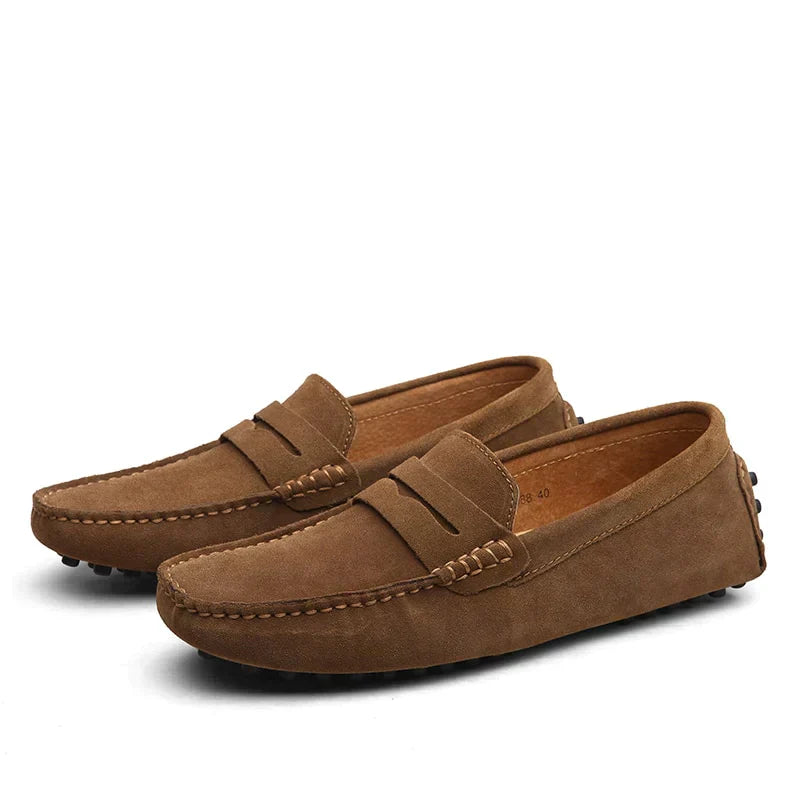 Fabian | Men's Genuine Suede Leather Penny Loafers