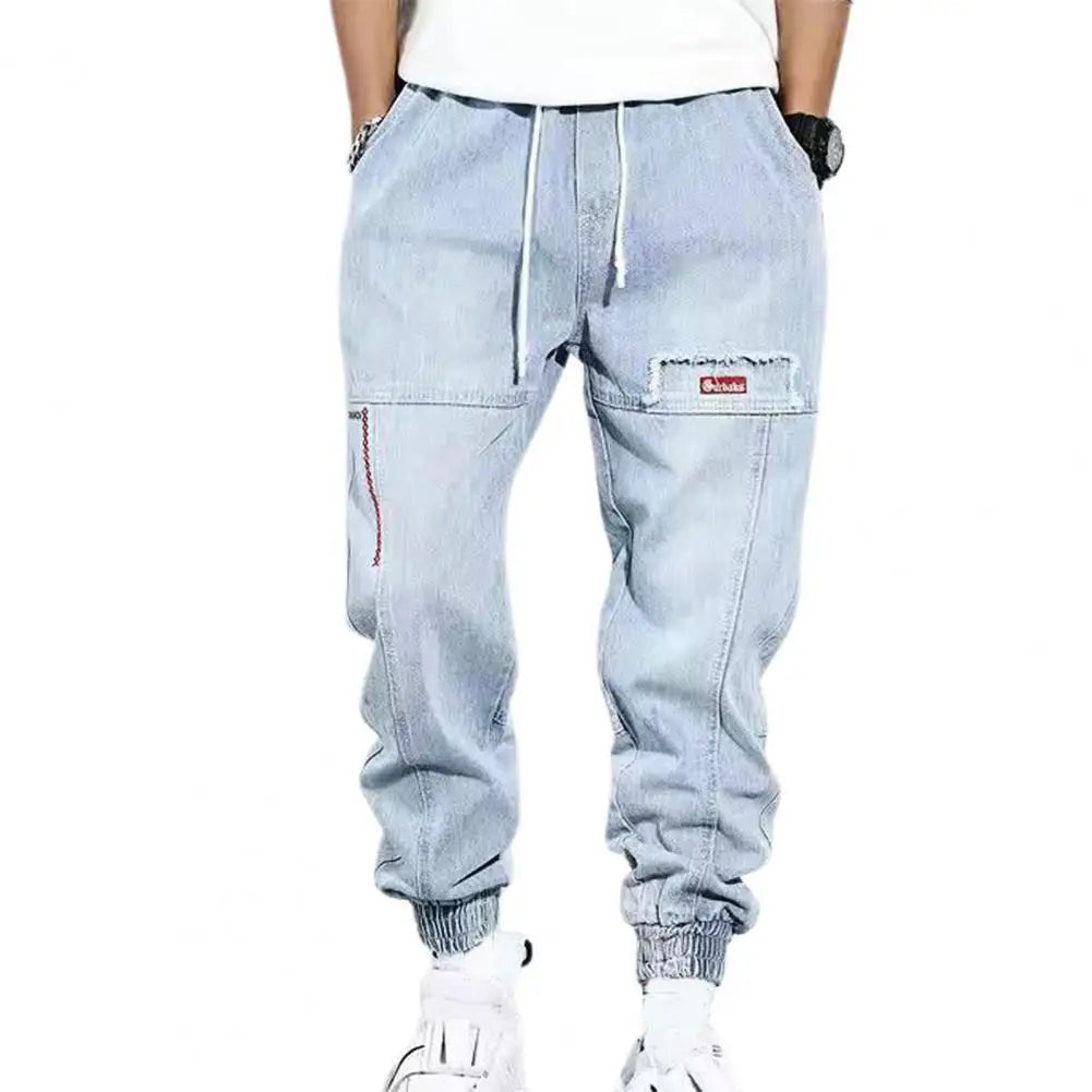 Ivan | Men's Casual Denim Jogger Cargo Pants