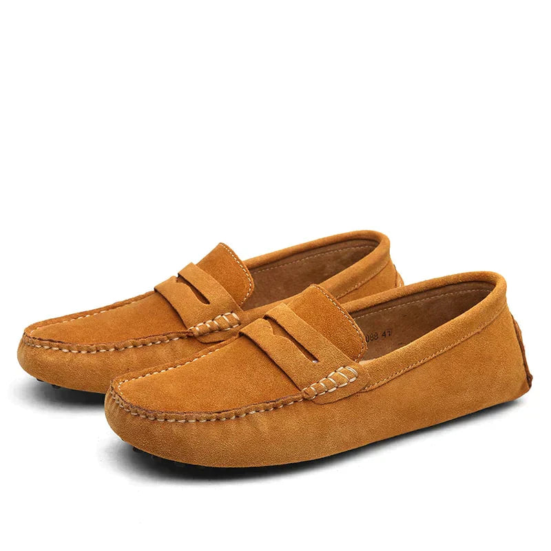 Fabian | Men's Genuine Suede Leather Penny Loafers