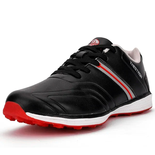 Porter | Men's Waterproof Golf Shoes with Fixed Spike Traction