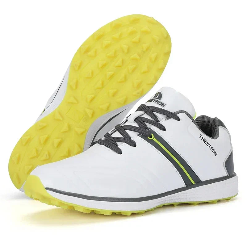 Porter | Men's Waterproof Golf Shoes with Fixed Spike Traction