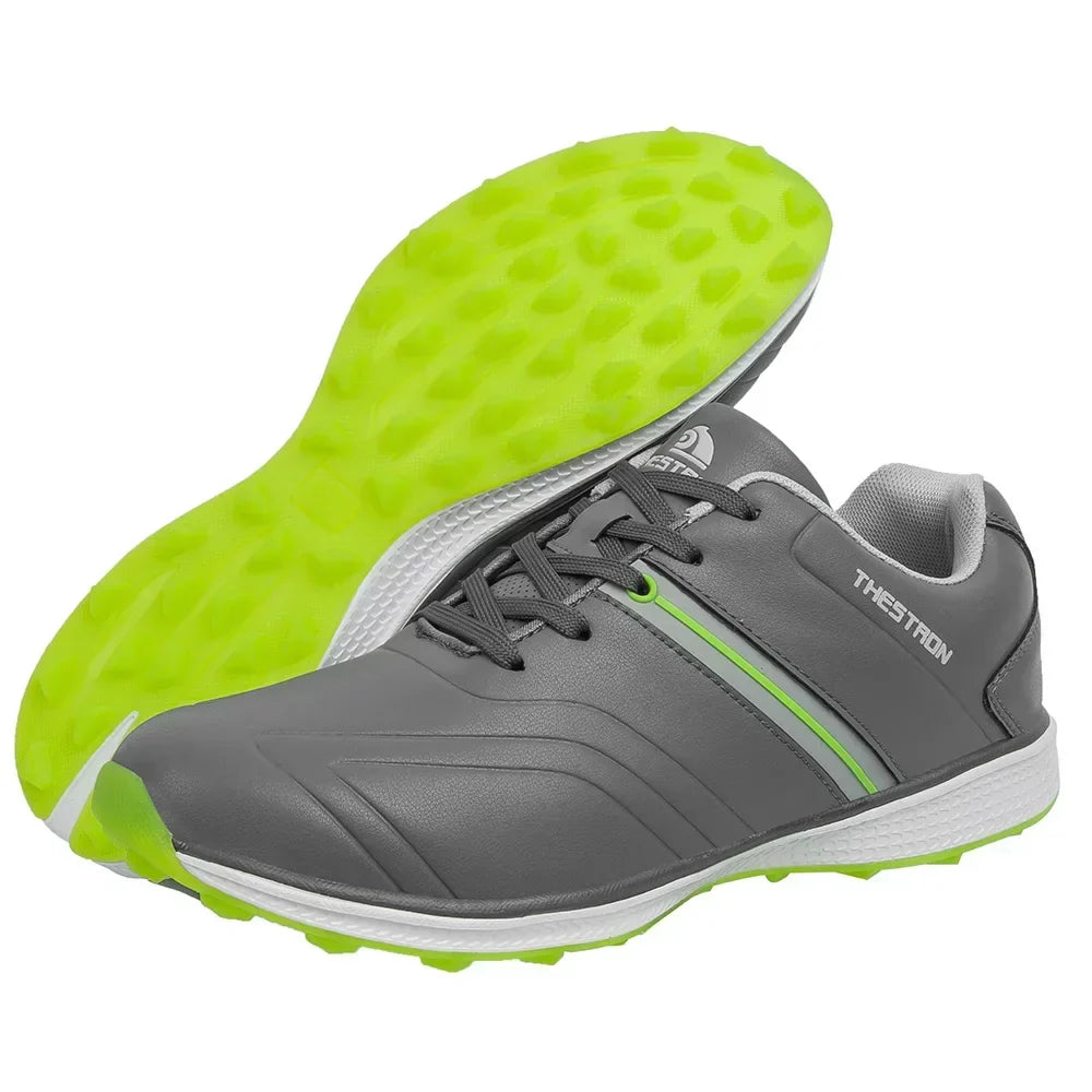 Porter | Men's Waterproof Golf Shoes with Fixed Spike Traction