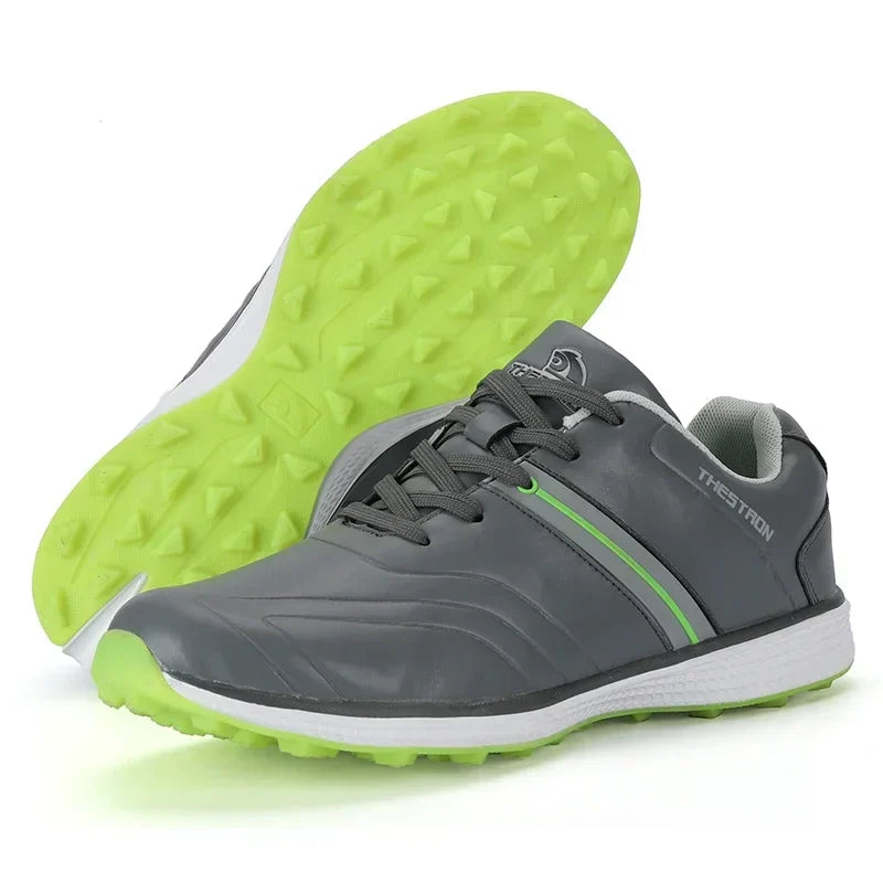 Porter | Men's Waterproof Golf Shoes with Fixed Spike Traction