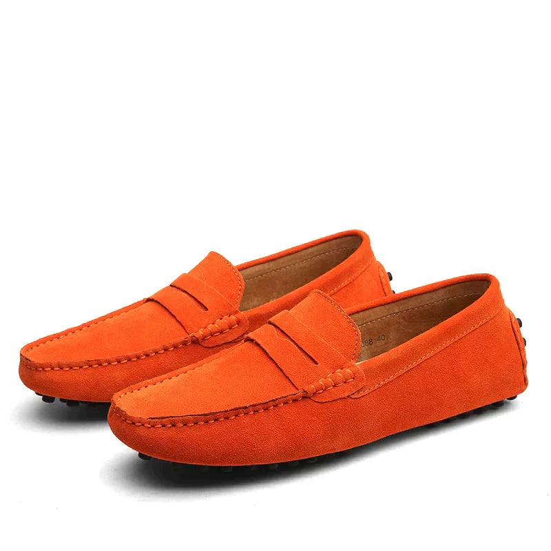 Fabian | Men's Genuine Suede Leather Penny Loafers