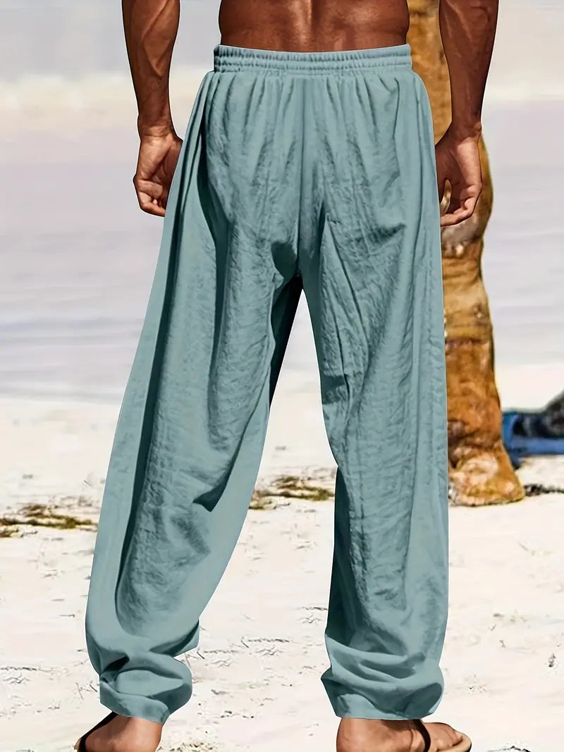 Amo | Men's Breathable Summer Pants with Pockets