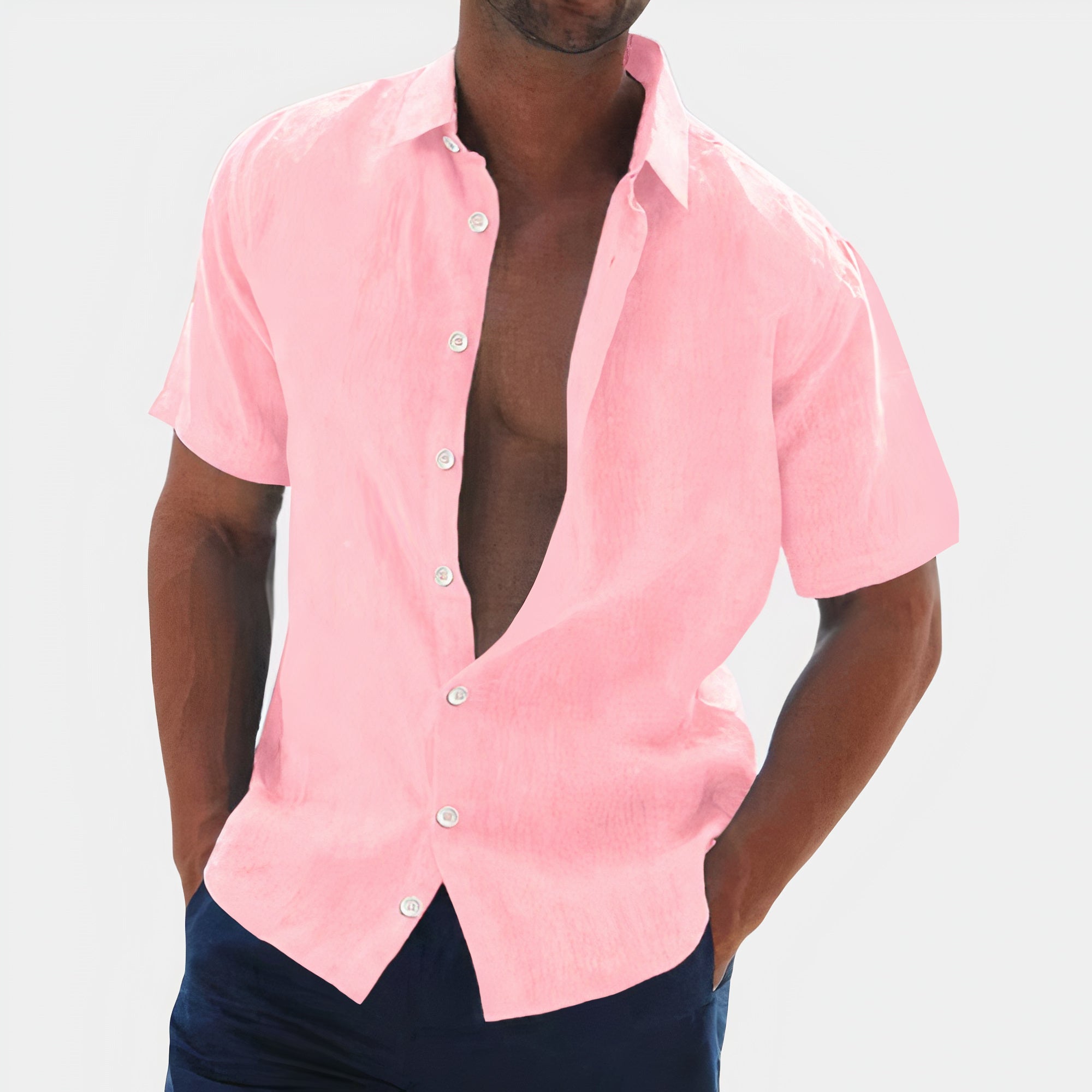 Aden | Men's Casual Linen Button Down Shirt