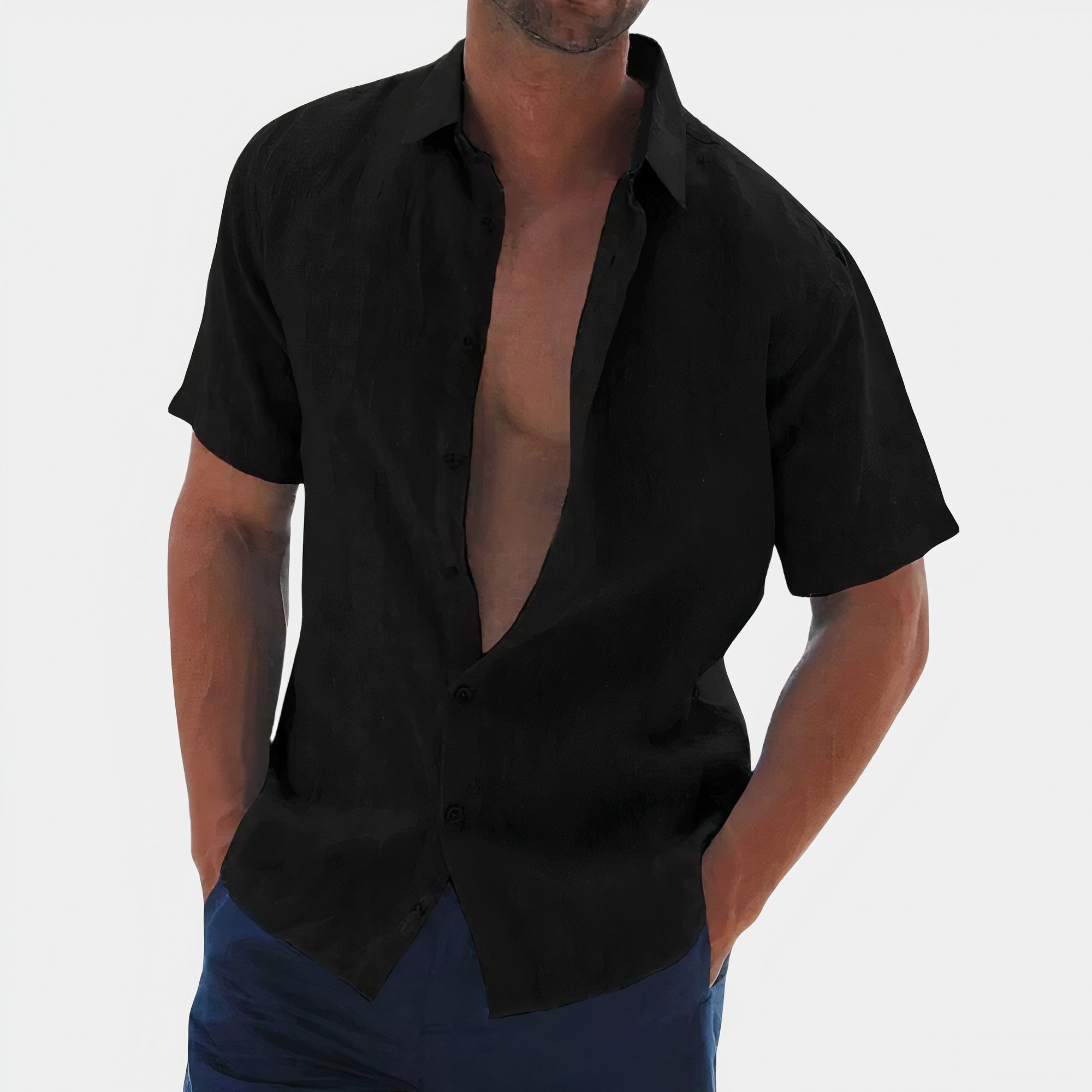 Aden | Men's Casual Linen Button Down Shirt