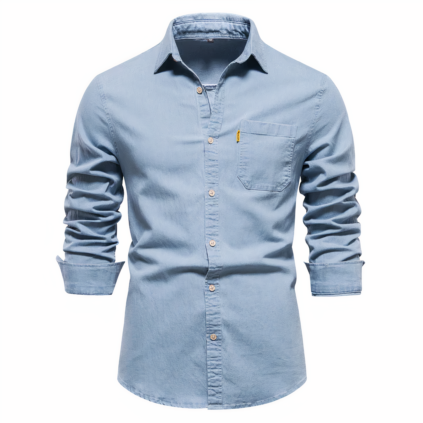 Elton | Men's Classic Button-Down Denim Shirt