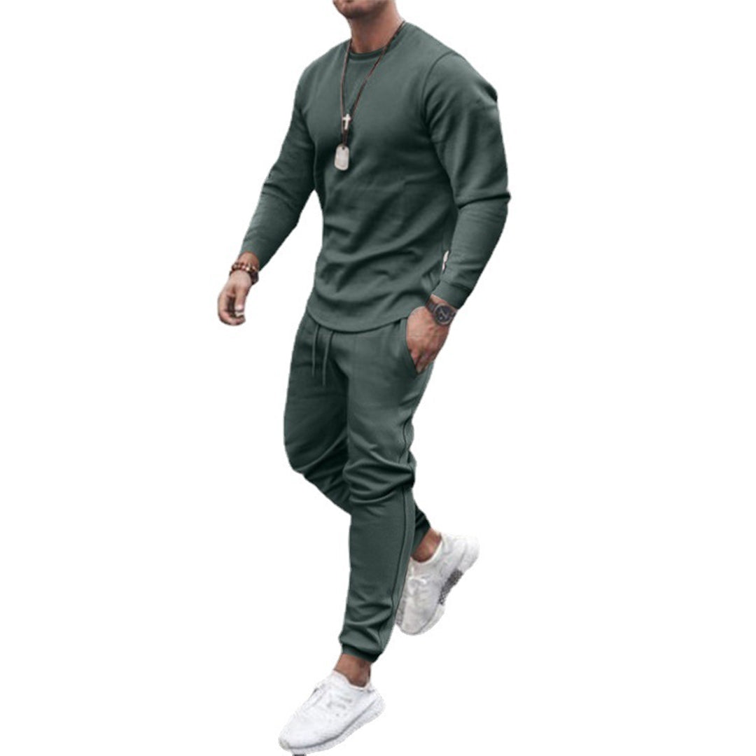 Josh | Men's Long Sleeve Crewneck & Jogger Pants Set
