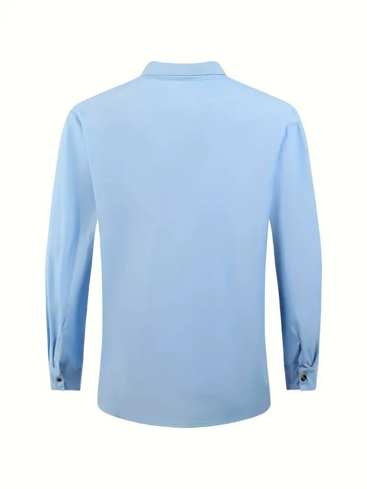 Cody | Men's Breathable Long Sleeve Linen Shirt