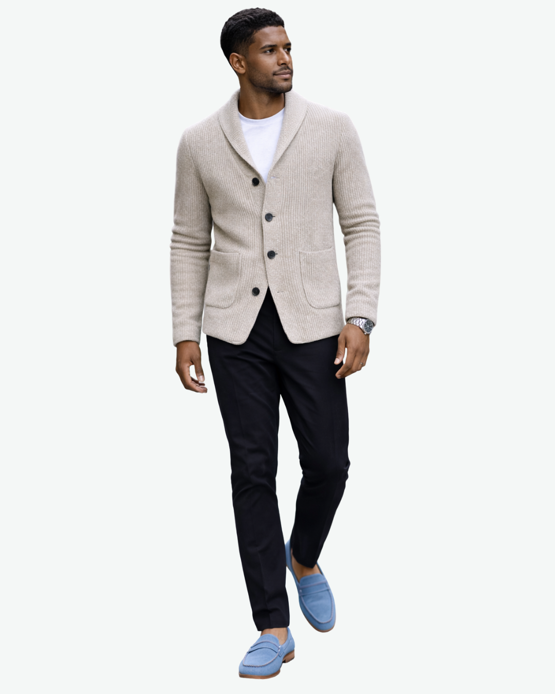 Men’s Suede Penny Loafers with Slip-On Design