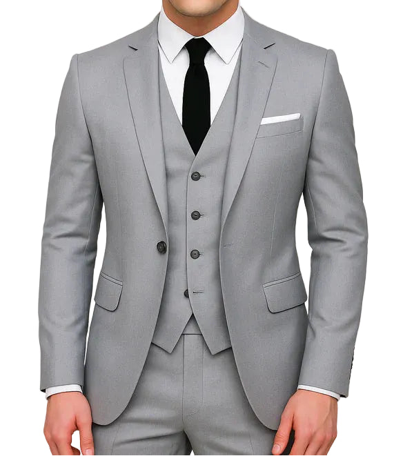 Carter | Men's 3-Piece Single Breasted Slim Fit Formal Suit Set
