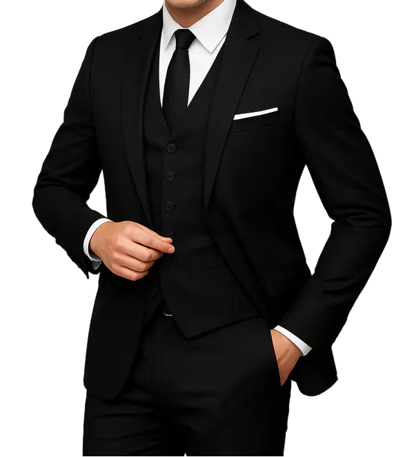Carter | Men's 3-Piece Single Breasted Slim Fit Formal Suit Set
