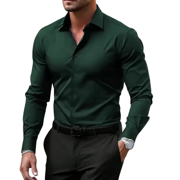 Dorian | Men's Notched Collar Long-Sleeve Shirt
