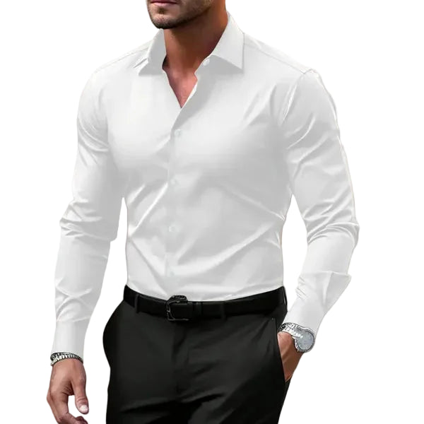 Dorian | Men's Notched Collar Long-Sleeve Shirt