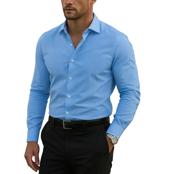 Dorian | Men's Notched Collar Long-Sleeve Shirt