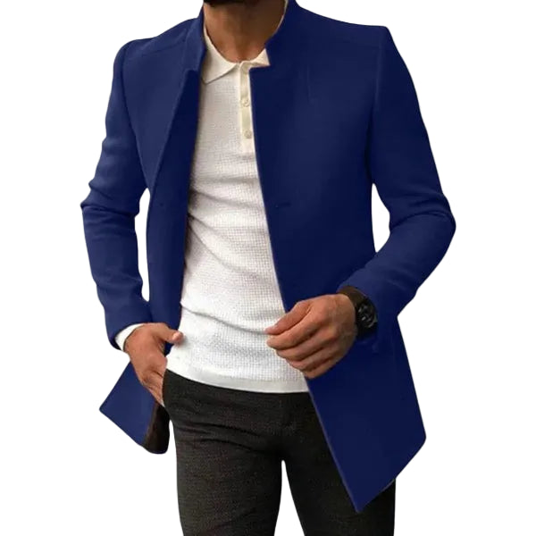 Smart Casual Coat – Minimalist Button