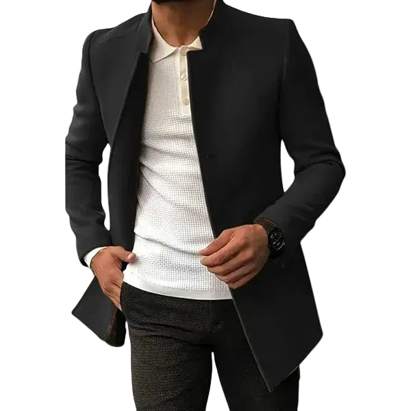 Smart Casual Coat – Minimalist Button