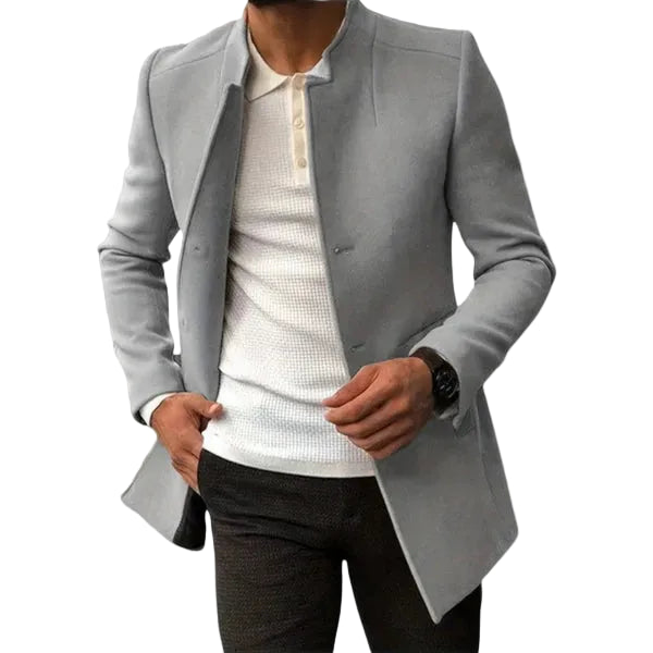 Smart Casual Coat – Minimalist Button