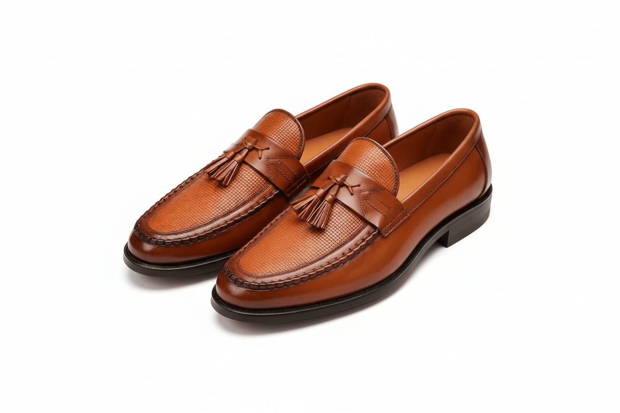 Fletcher | Men's Classic Woven Tassel Loafers