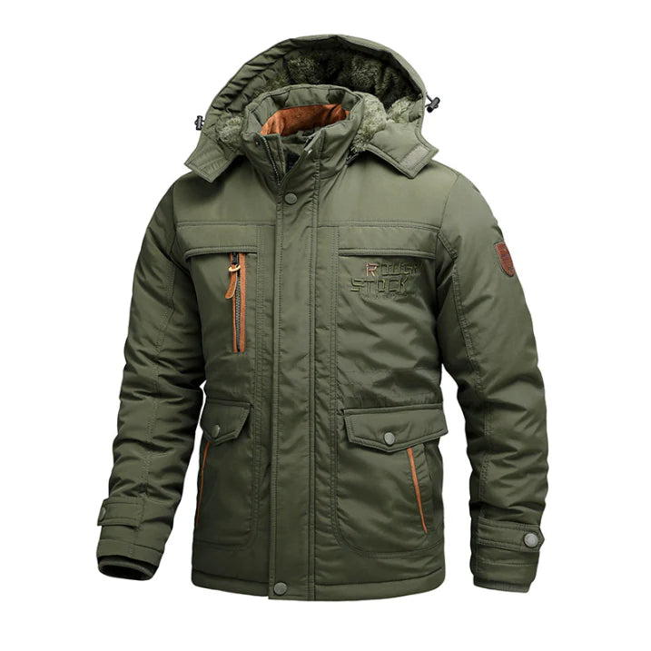 Jed | Men's Tactical Winter Jacket with Detachable Hood