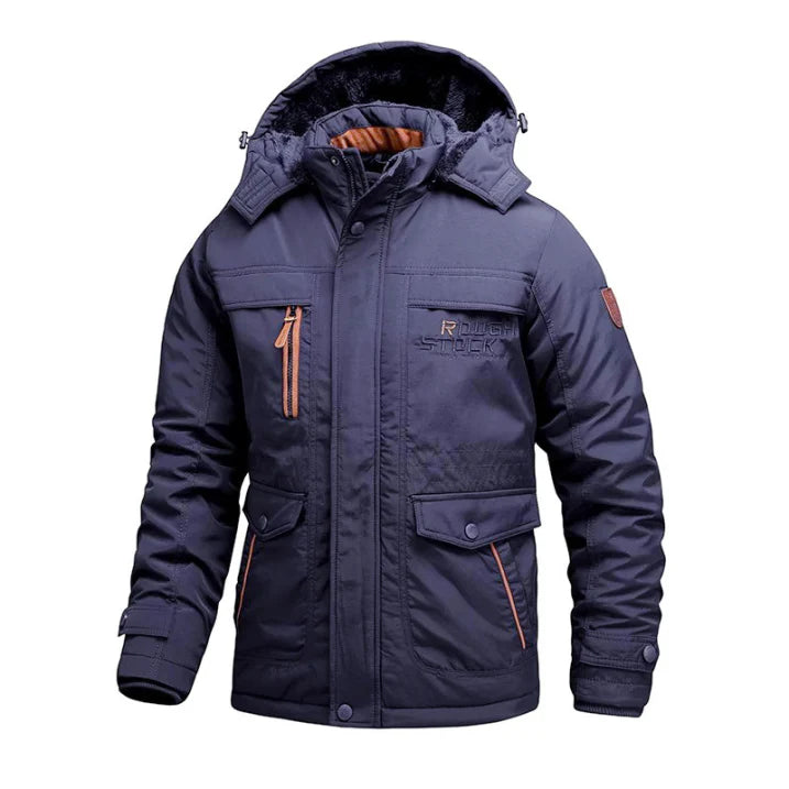 Jed | Men's Tactical Winter Jacket with Detachable Hood